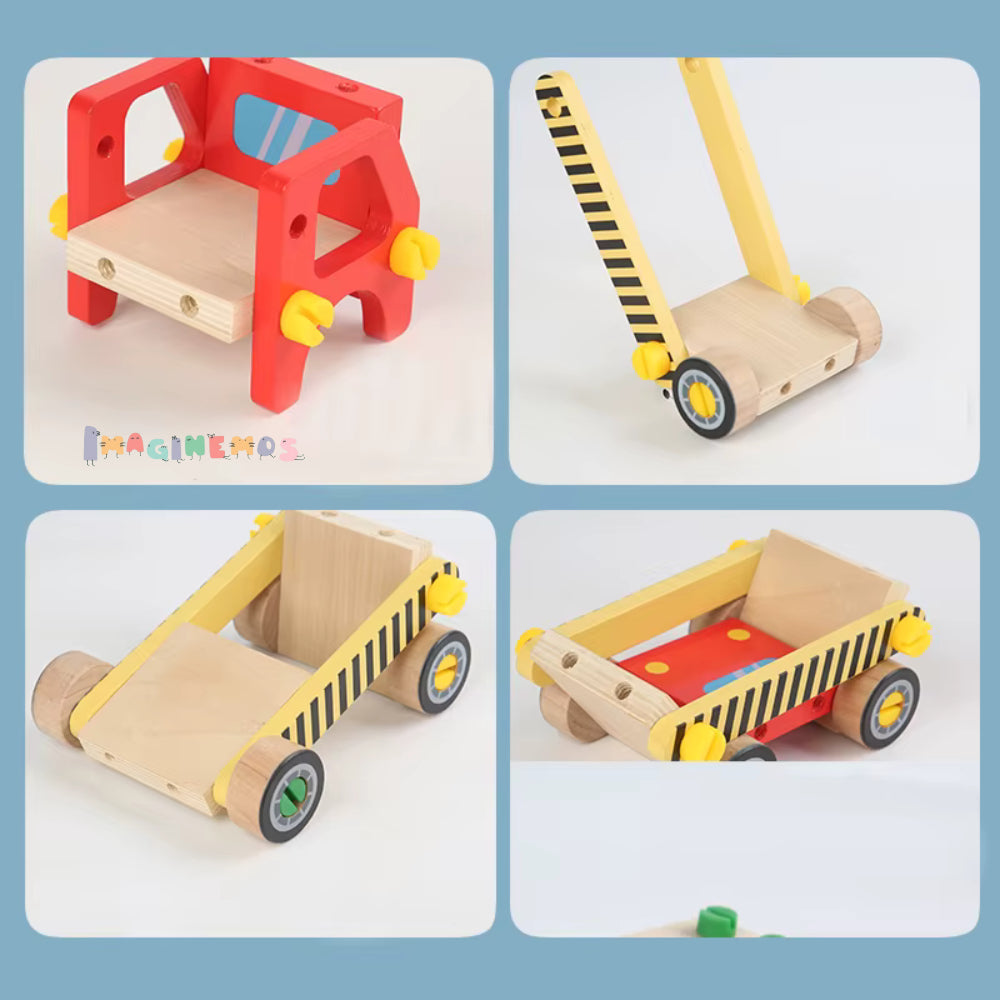 Carrito Educativo de Madera